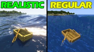 Realistic Water vs Minecraft Water
