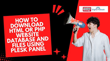 How To Download HTML or PHP Website Database And Files Using Plesk Panel