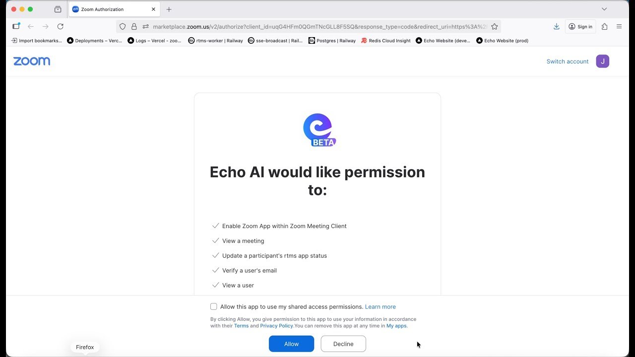 Echo AI (Beta) Setup Guide – Authorize, Install, and Add Keywords - YouTube
