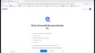 Echo AI (Beta) Setup Guide – Authorize, Install, and Add Keywords Profile