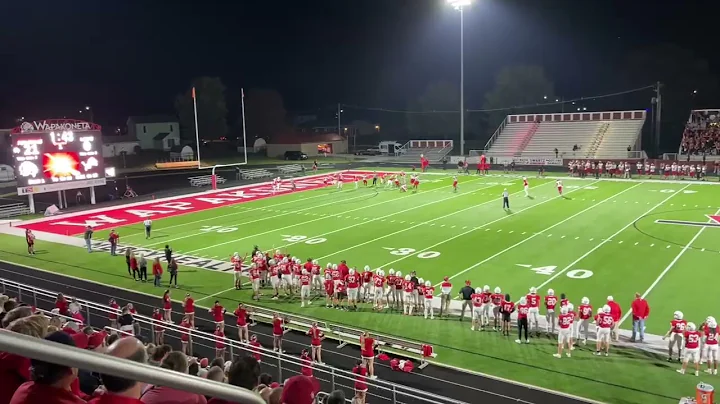 Kaden Page scores a touchdown October 27th 2023 VS New Richmond Lions