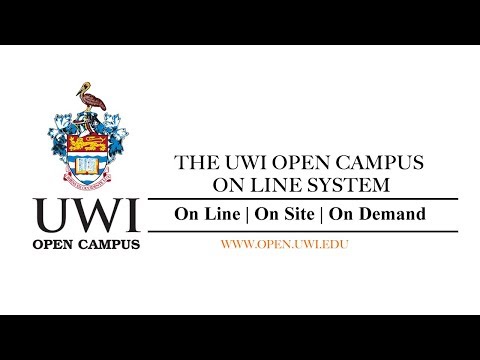 Using The UWI Open Campus Online Student System