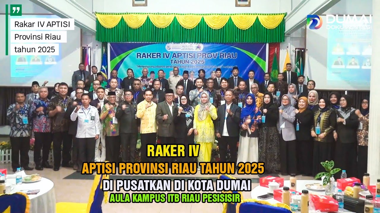 Aptisi Raker VIDEO CINEMATIC : RAPAT KERJA (RAKER ) IV APTISI PROVINSI RIAU DI KOTA ...