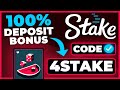 Stake Promo Code "4STAKE" - Get Free VIP Benefits Bonus (stake promo code 2025)
