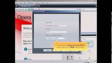 Adding email accounts in Opera