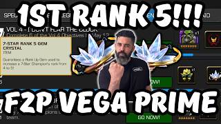 My 1st Rank 5 &amp; Full Carina's Vol 4 Crystal Opening - F2P Vega Prime  4-5 Gem MCoC