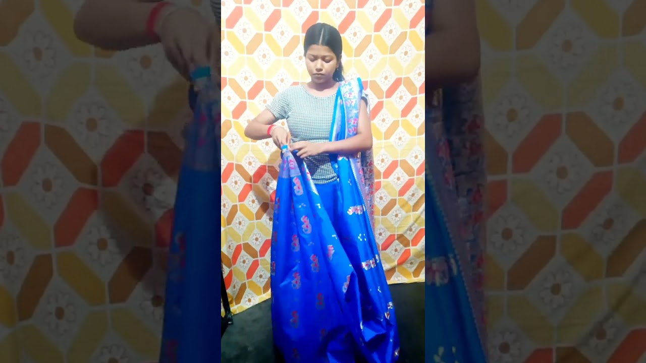 Unique Saree Draping tutorial for Wedding | Bengali draping Inspired Hand-Free | Heavy Saree Styling