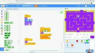 PacMan 16 - Fixing a glitch in Splash Screens -when space key pressed- -Make a Video Game in Scratch