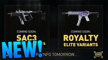 COD AW - New ‘SAC3′ Non-Akimbo Variants And Royalty Elite Variants!