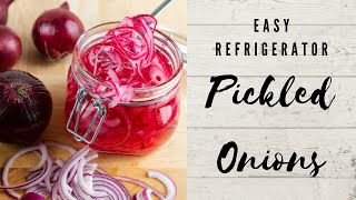 Pickled Red Onions Recipe.  Easy!