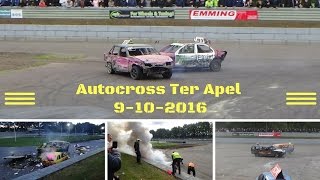 Autocross Ter Apel 9-10-2016 Crashes