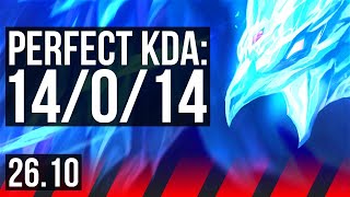 ANIVIA vs ILLAOI (TOP) | Perfect KDA: 14/0/14, Conqueror, 44K damage | EUW Master | 26.10