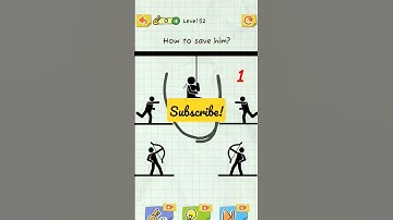 Draw 2 Save Level 52 ~ How to save him? | Draw 2 Save Tutorial (#draw2save #tutorial #level52)