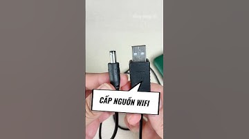 Mất điện nhưng vẫn có wifi thì anh em dùng cáp cấp nguồn wifi này nha #capcapnguonwifi #hungdungroi
