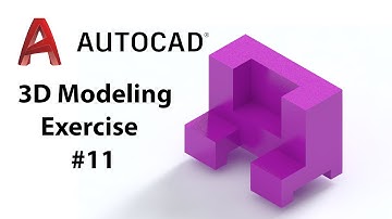 AutoCAD 3D Modeling - Exercise #11 - Basic to Advance in Hindi