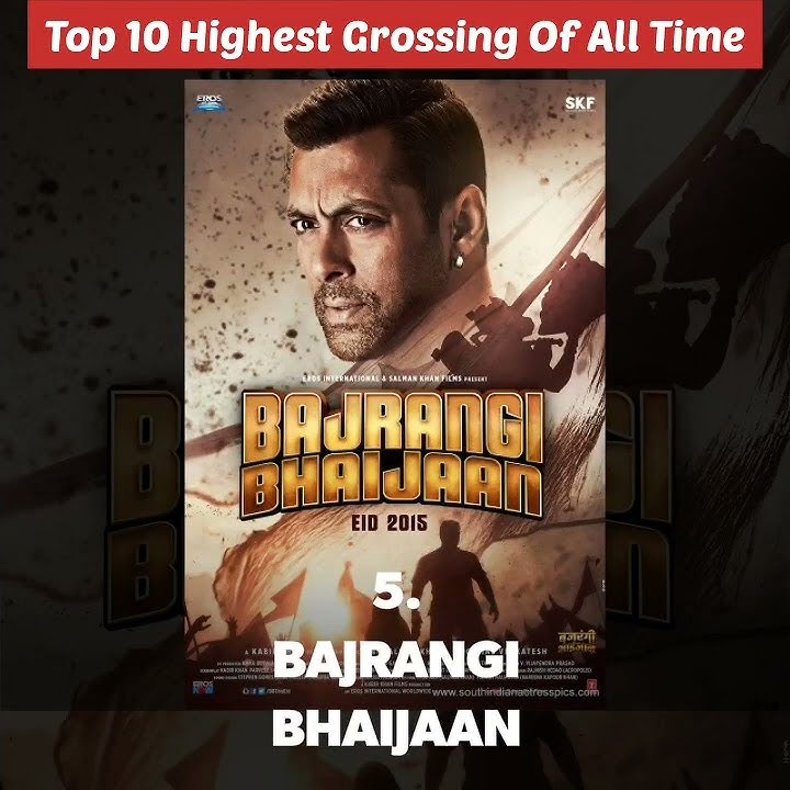 Top 10 Highest Grossing Movies Of All Time In India [2022 Update] | TOP 10