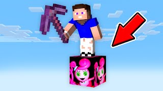 картинка: 😱 Майнкрафт, НО я остался на *ОДНОМ* Блоке МАМА ДЛИННЫЕ НОГИ Poppy PlayTime !