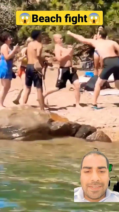 BEACH FIGHT | fight in beach ⛱️🏖️😱💯 #shorts #beach #fight #vairalvideo #tiktok
