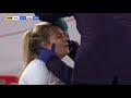 Lauren Hemp gushing head injury with the Lionesses.