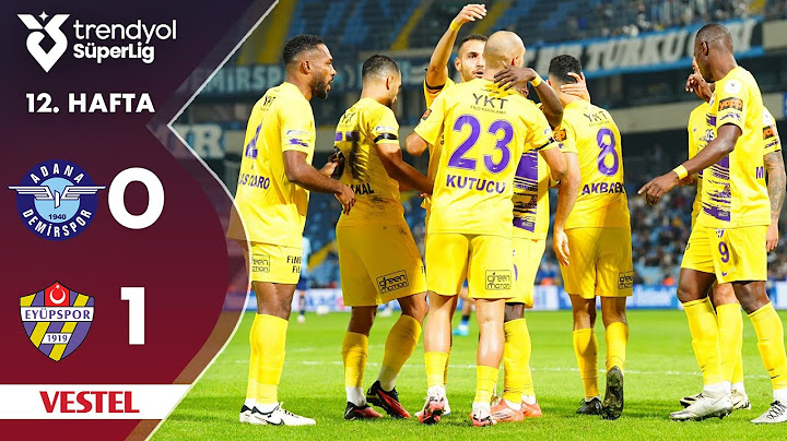 Vestel | Adana Demirspor (0-1) Eyüpspor - Highlights/Özet | Trendyol Süper Lig - 2024/25