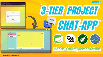 3-Tier Full Stack Java Application | Spring Boot Project | Chat App | Project - 5