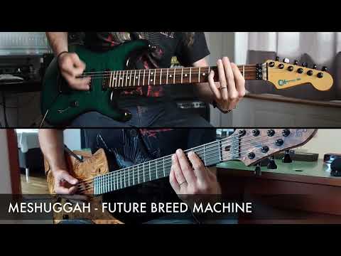 Meshuggah - Future Breed Machine (Fredrik Thordendal) Solo Cover by Sacha Baptista and Alen Babin