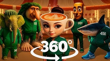 360º SQUID GAME x ITALIAN BRAINROT - Mingle Game Song