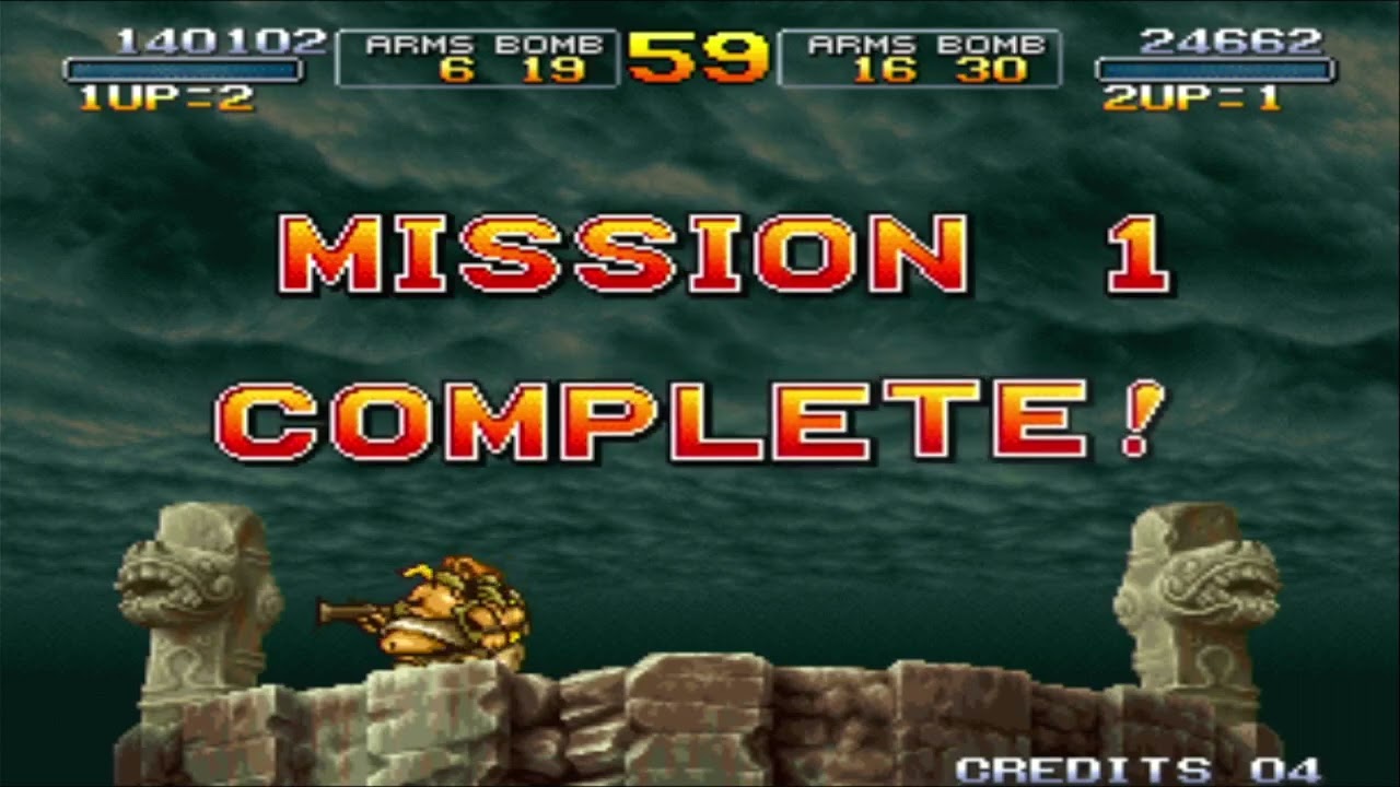 Жирные против инопланетян - metal slug 6 OLDBEAT Beat,em up
