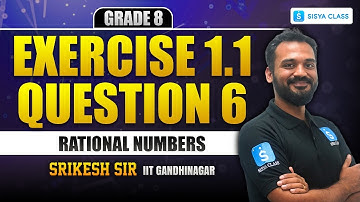 Rational Numbers Exercise 1.1 | Question 6 | Class 8 Maths | NCERT Chapter 1