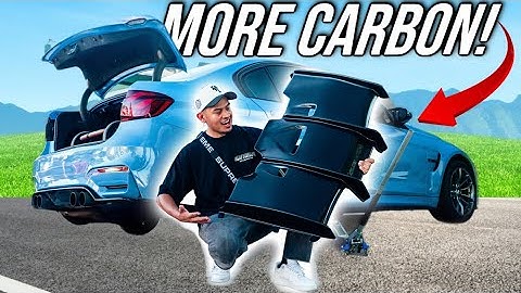 Installing A BRAND NEW PSM Carbon Fiber Diffuser On My F80 M3!!!