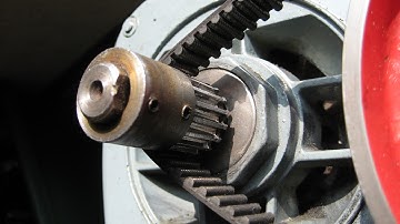 Cutting a 16 tooth timing belt pulley in my home workshop.