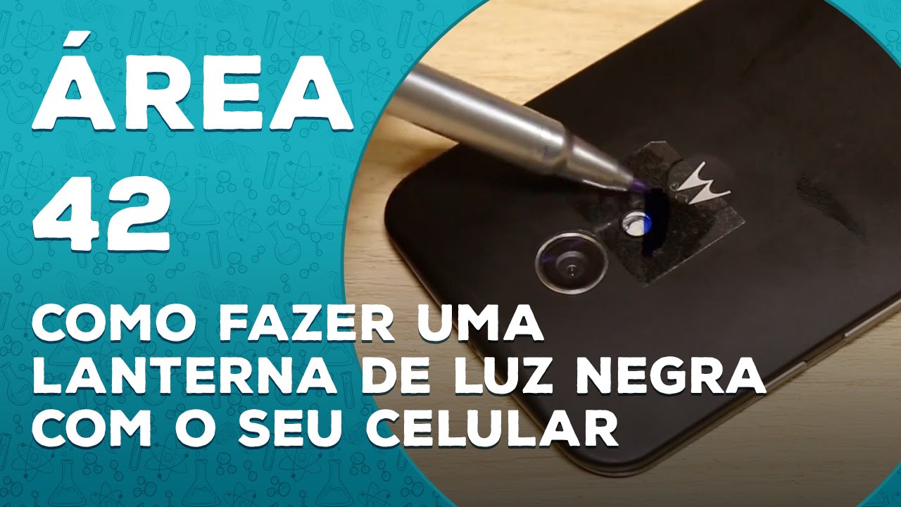 Caneta Que So Aparece Na Luz Negra Como Fazer Uma Lanterna De Luz Negra Com O Seu Celular Area 42 Tecmundo Youtube