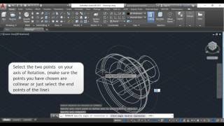 REVOLVE command AutoCAD2017