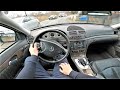 Mercedes E-class W211 E270 2.7cdi 177HP (2002) POV Test Drive & Acceleration 0-100 | 4K #107