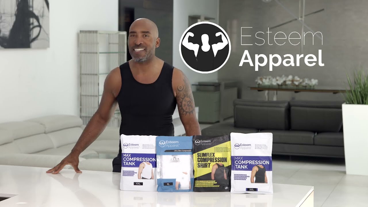 Ronde Barber Compression Shirts for Men's Shapewear Slimming