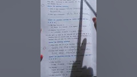 std 7,English, unit 3,second semester