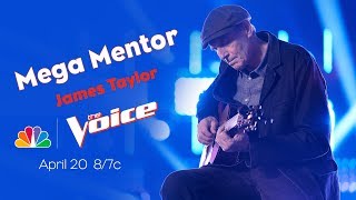 James Taylor is the Mega Mentor on The Voice Knockouts, 4\/20\/20