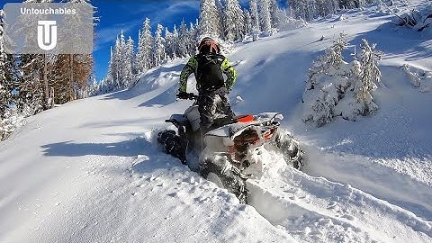 Frozen Playground 🥶❄️ Deep Snow Ride❗ (Can Am Renegade)