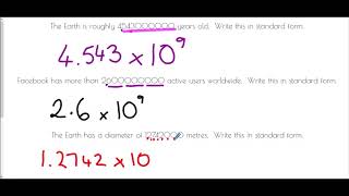 Standard Form - Mr Morley Maths