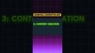 maanta bilow oo Ka samee lacag content creation.