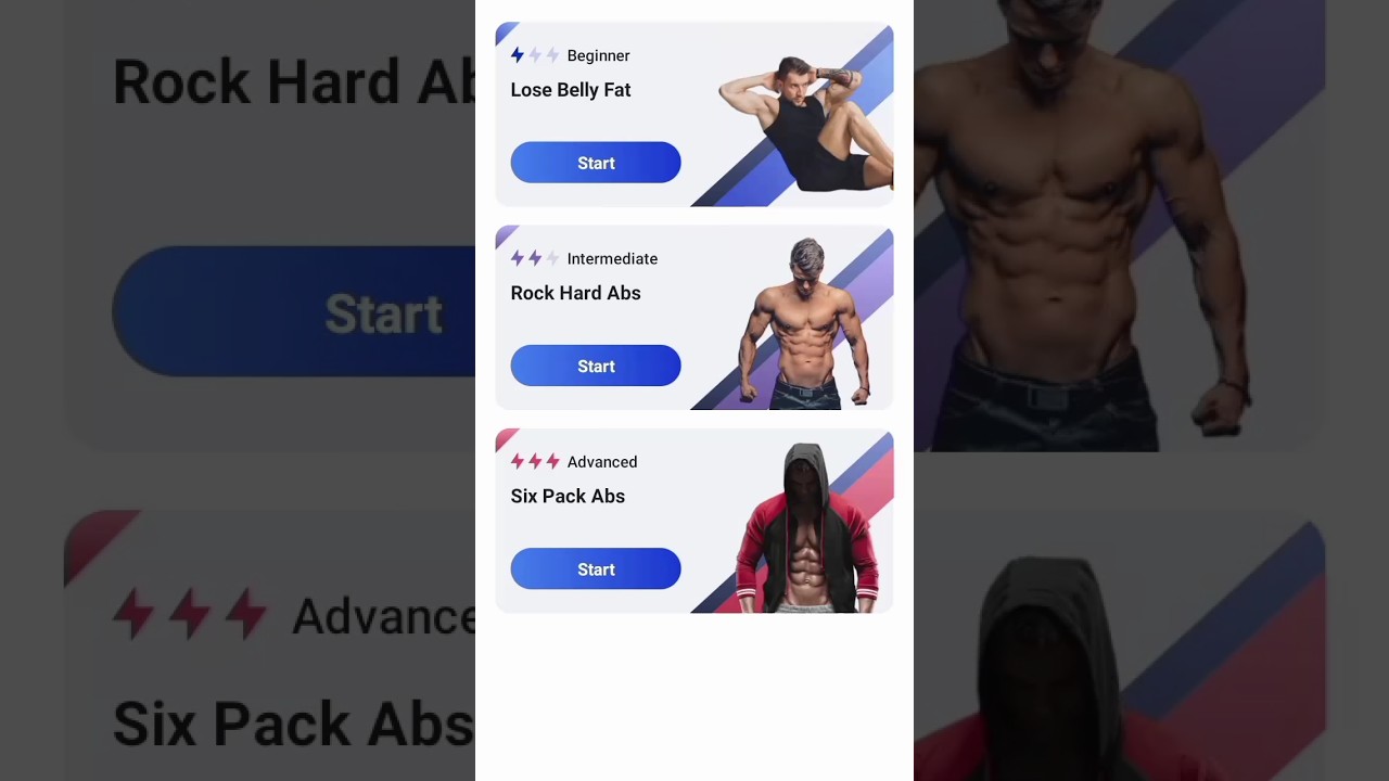 OmG 😬 trying six pack in 30 days app day 1