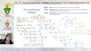 Systems of Linear Equation Pt2