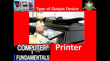 Computer Fundamental | Lecture-55 | Printing Devices | By Javed Sir | IICS College