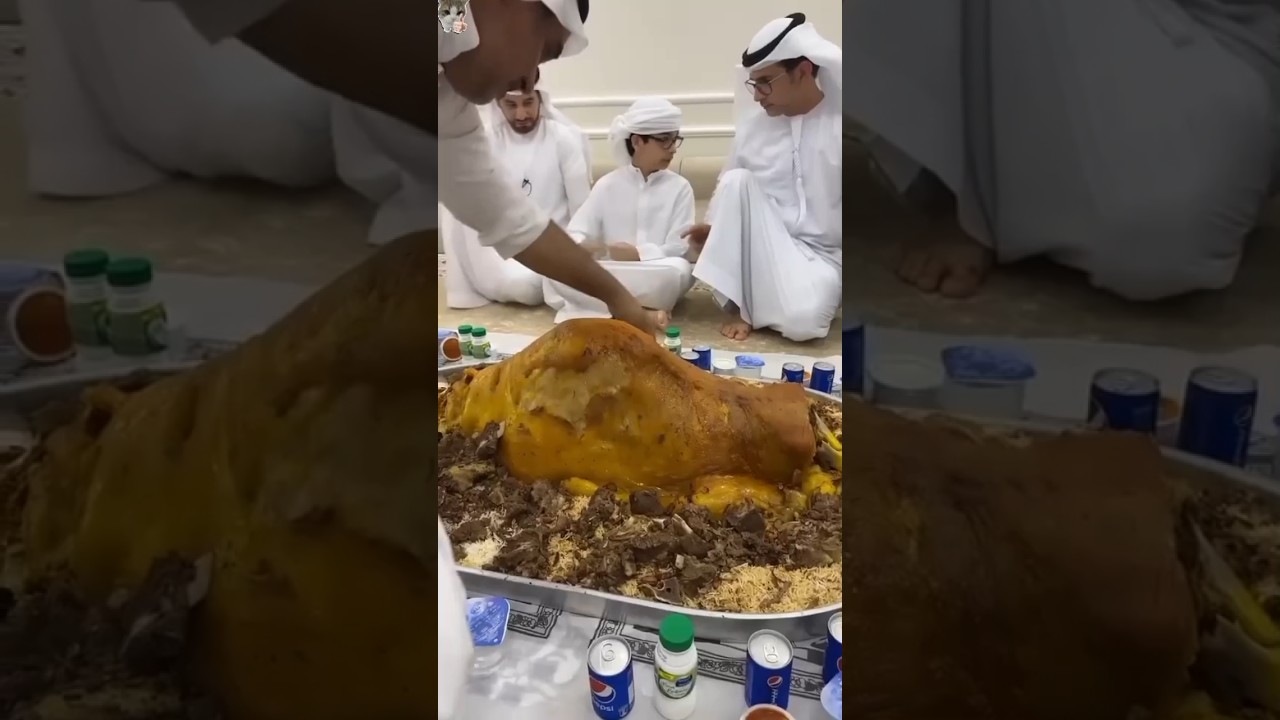 Arab Sheikhs’ Wedding Feast Will Shock You! 😱🍖#shorts