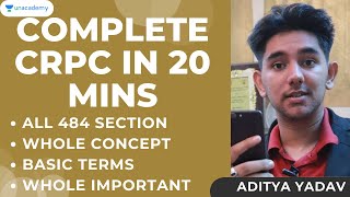 CRPC in 20 Minutes | CLAT | Complete Video | Criminal Procedure Code, 1973 | Aditya Yadav screenshot 1