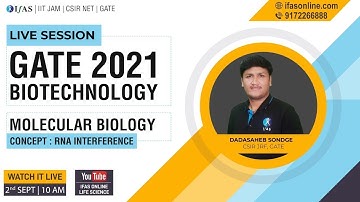 Molecular Biology: RNA Interference #DADASAHEBSIR