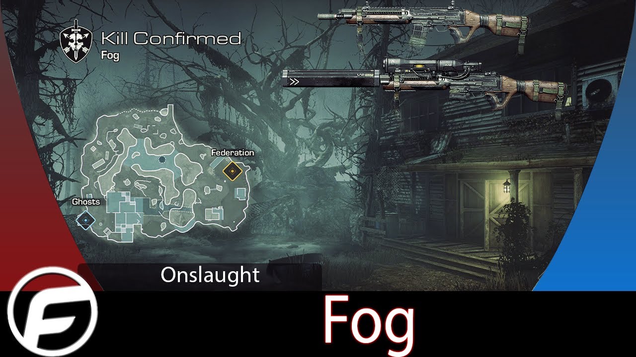 Call of Duty: Ghosts Onslaught DLC | Fog Gameplay + Killing Michael Myers