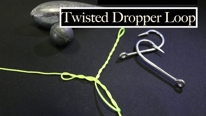 Fishing knots / How to tie a dropper loop knot. The side loop on the line.  