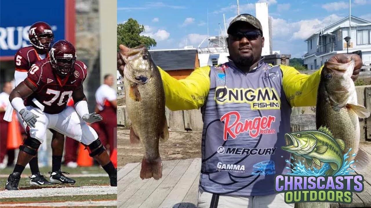 From Football to Fishing | NFL & Va Tech Alum Sergio Render Bass Fishing at South Holston