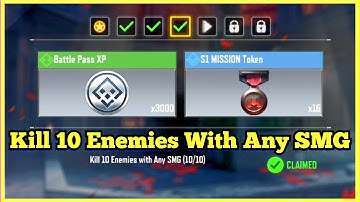 Call Of Duty Mobile Kill 10 Enemies With Any SMG Task Complete